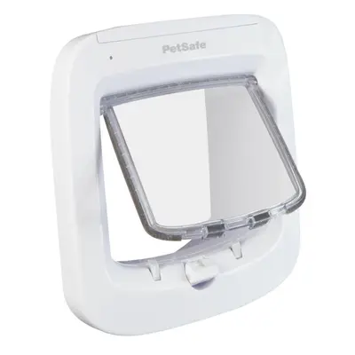 PetSafe Microchip Cat Flap White Easy Program Kitten Gate Door PPA19-16145