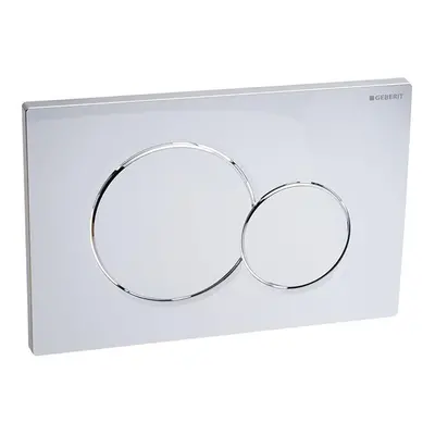 Geberit Dual Flush Actuator Plates, Sigma - Polished Chrome