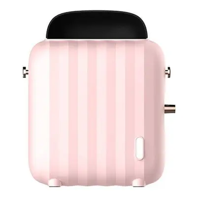 (Pink) Creative Gift Bread Heater 220V 300W Portable Electric Heater for Dormitory Office Home