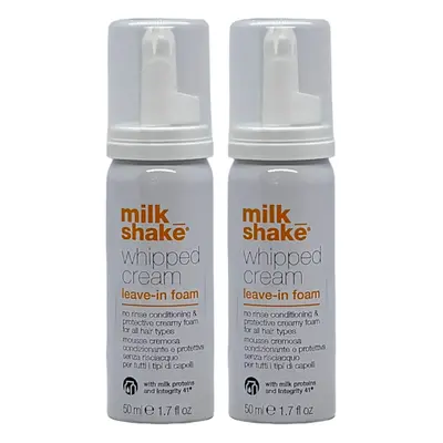 Milk Shake Whipped Cream Leave-in Foam 1.7 Oz (Pack of 2)