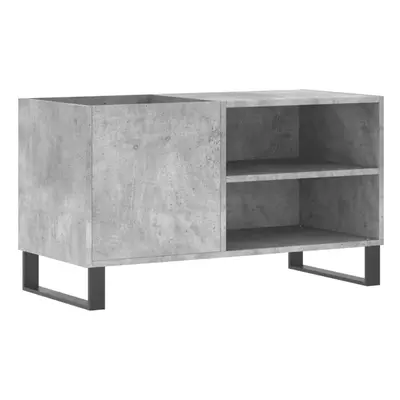 (concrete grey) vidaXL Record Cabinet Record Storage Cabinet Sideboard White Engineered Wood