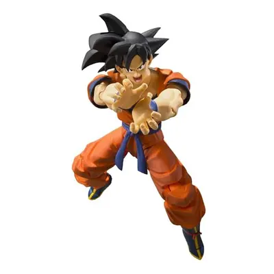 S.H. Figuarts Dragon Ball Son Goku - Saiyan in Earth - Approximately 140mm ABS & PVC Painted Act