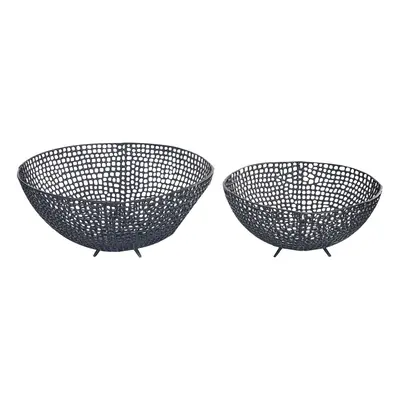 Set of Decorative Bowls Black KRUKUT