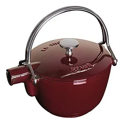 STAUB Cast Iron Tea Pot, Grenadine Red