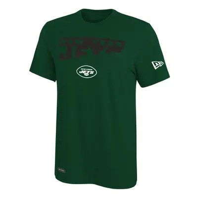 New Era NFL Men's Scoreboard Dri-Tek Short Sleeve Tee, New York Jets Small