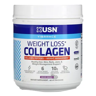 USN, Weight Loss Collagen, Mixed Berry, 14.8 oz (420 g)