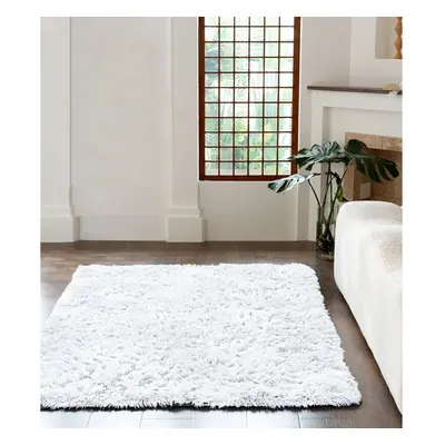 (White, 160X230CM) Cuddle Fluffy Rugs Anti Slip Shaggy Rugs Bedroom Floor Soft Carpets Mats