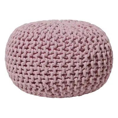 Ottoman CONRAD Pink Cotton