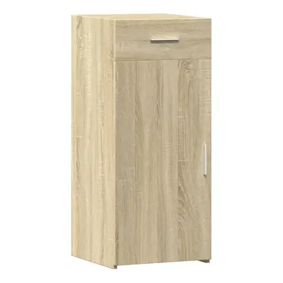 (sonoma oak) vidaXL Sideboard Cupboard Side Cabinet Highboard Grey Sonoma Engineered Wood