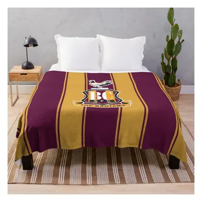 Fleece Throw Blanket Bradford City AFC for Sofa Couch Kids x Inches