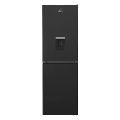 Indesit 50/50 Total No Frost Fridge Freezer - Black - E Rated