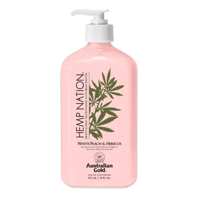 - Hemp Nation White Peach & Hibiscus Tan Extender Body Lotion ml (Pack of 1) Pink