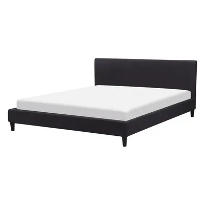 Bed FITOU x cm (EU Super King) Fabric Black