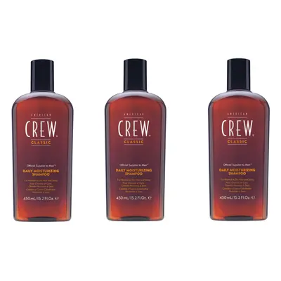 American Crew Daily Moisturising Shampoo 450ml x3