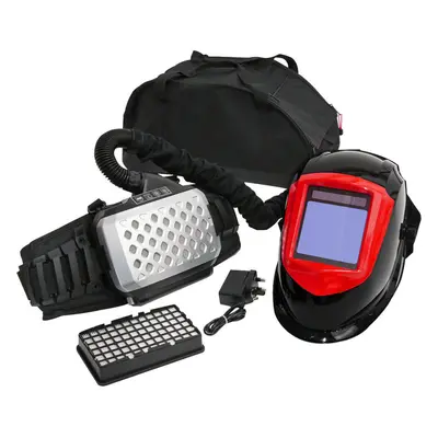 Auto Darkening Welding Helmet - Powered Air Purifying Respirator - Solar Panel