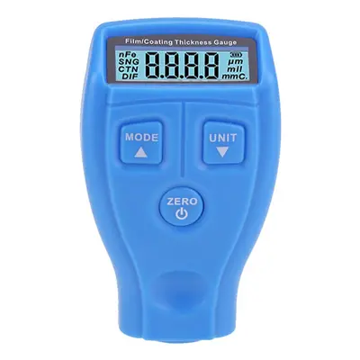 (Blue) Paint Measure Tester Tool Instruments LCD Display