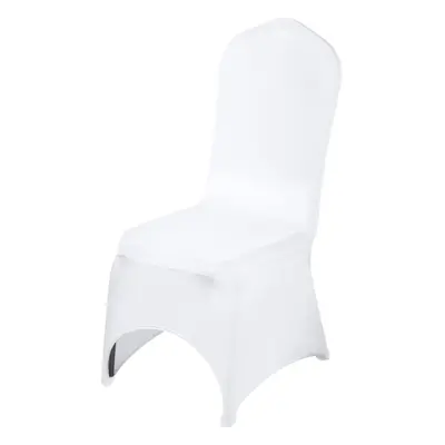 VEVOR Pcs White chair covers Polyester Spandex chair cover Stretch Slipcovers for Wedding Party 