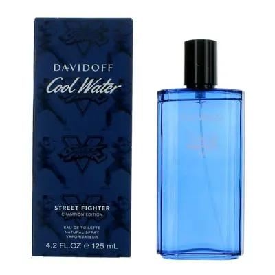 Cool Water Street Fighter Champion Edition by Davidoff, 4.2 oz Eau De Toilette Spray for Men