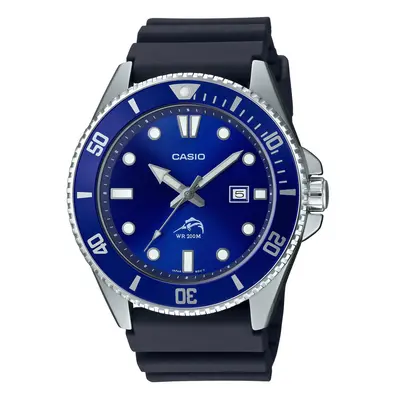 Casio MDV-106B-2A Black Blue Diver Men's Watch