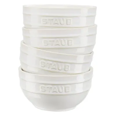 Set of Staub round bowls - cm, Ivory