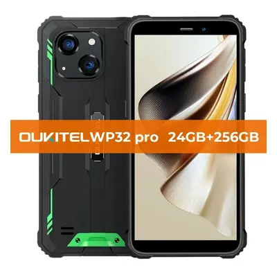 (green) Oukitel WP32 Pro Rugged Smartphone 24GB+256GB