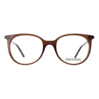 Calvin Klein Glasses Frames CK19508 Milky Brown Women