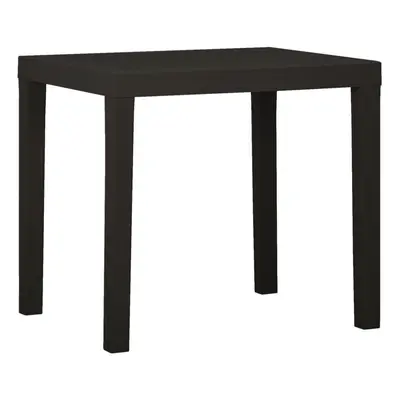 vidaXL Garden Table Anthracite 79x65x72 cm Plastic