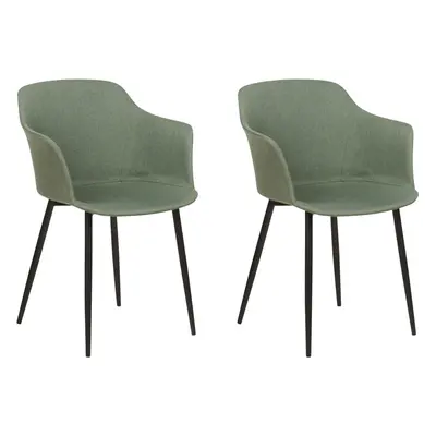 Set of Dining Chairs ELIM Dark Green