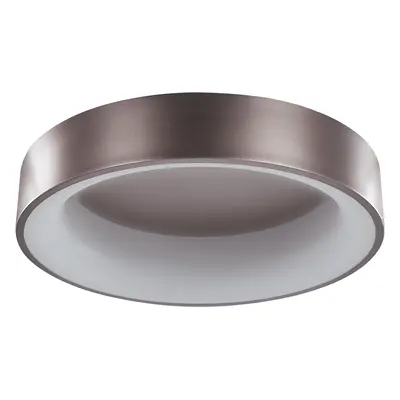 LED Ceiling Lamp DAWEI Metal Light Brown