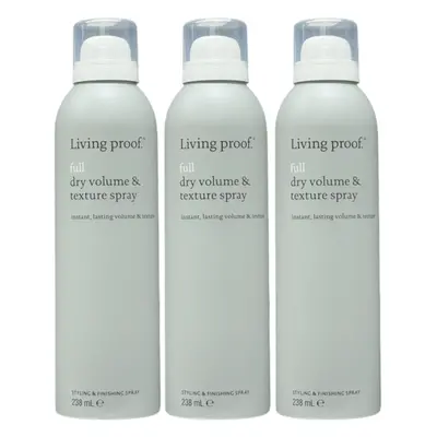 Living Proof Full Dry Volume & Texture Spray 7.5 Oz (Pack of 3)