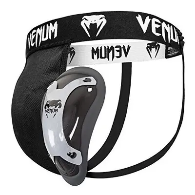 Venum Competitor Groinguard and Support Silver Series Black Ice Large