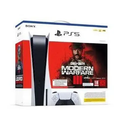 PS5 Console 825GB Standard Ed. White + Call of Duty MWIII VCH EU