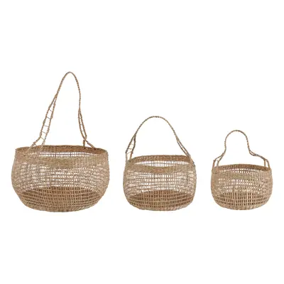 Set of Seagrass Baskets Natural ARAPAIMA