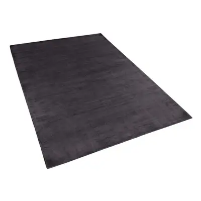 Viscose Area Rug x cm Dark Grey GESI II