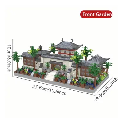 Chinese Architecture Of Suzhou Garden Micro Mini Building Blocks Set Collectible Models Of Class