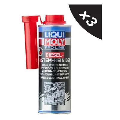 Liqui Moly Pro Line Diesel System Cleaner Diesel Fuel System Additive 3x500ml