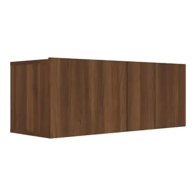 (brown oak) vidaXL TV Cabinet Entertainment Centre Media TV Unit TV Stand Engineered Wood