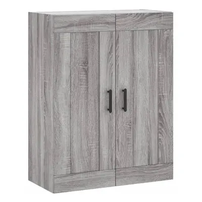 (grey sonoma) vidaXL Wall Mounted Cabinet Bathroom Cabinet Cupboard White Engineered Wood