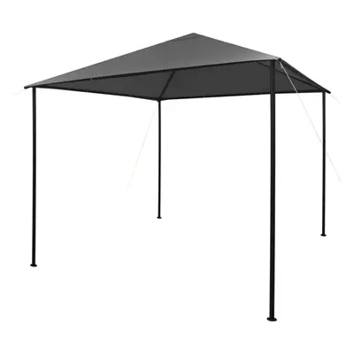 vidaXL Gazebo Anthracite Fabric and Steel g/mÂ² Patio Canopy Shelter Tent