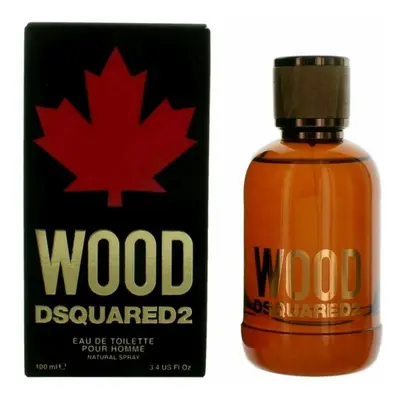 Wood Pour Homme by Dsquared2, 3.4 oz EDT Spray for Men Eau De Toilette