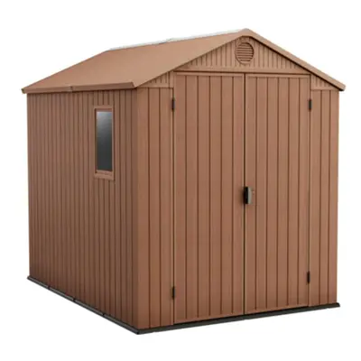 Keter Garden Shed Darwin Brown Patio Terrance Organsier Storage Shed House