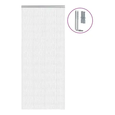 (90 x cm) vidaXL Chain Door Fly Screen Chain Curtain Door Screen 90x220 cm Aluminium