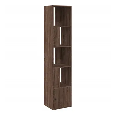 (brown oak, x x cm) vidaXL Bookcase Bookshelf Book Rack Storage Cabinet Cupboard Engineered Wood