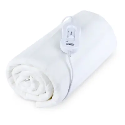 LIVIVO Double Electric Under Blanket - Heat Settings, Machine Washable, and Detachable Controlle