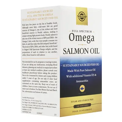 Solgar Salmon Oil Full Spectrum Omega Softgel Capsules