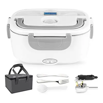 Electric Lunch Box in 1, Electric Lunch Box Food Heater Car and Home Use Portable Lunch Heater 2