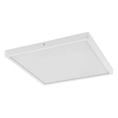 Wall / Ceiling Light White 400mm Square Surface Mounted 25W LED 3000K