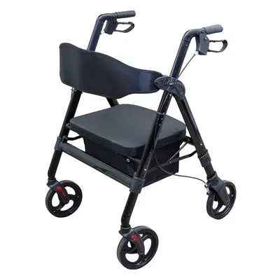 Heavy Duty Aluminium Bariatric Rollator - Inch Wheels - 181kg Weight Limit