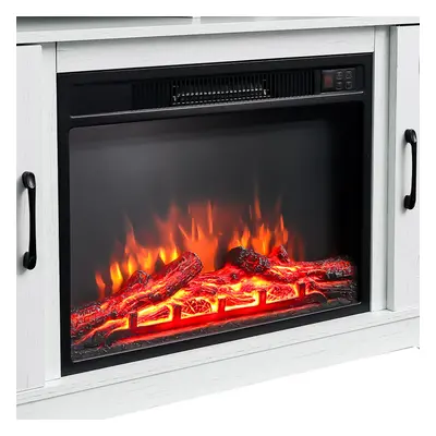 (Fireplace Only) 138cm W Recessed Electric Fireplace TV Stand