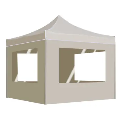 (cream) vidaXL Professional Folding Party Tent Multi Colours with Walls/without Walls